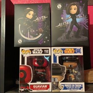 Alita battle angel figure & Star Wars POPs